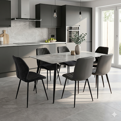 Kadison 130cm Sintered Stone Dining Table