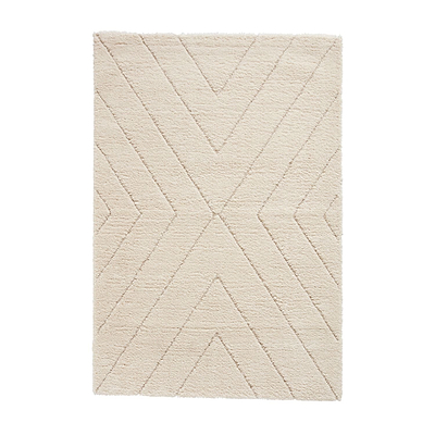 Somerville Chevron Shaggy Berber Rug
