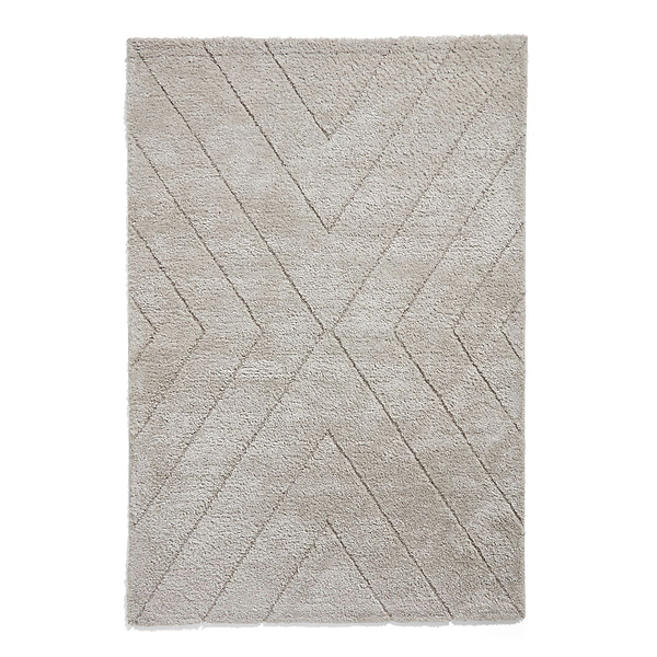 Somerville Chevron Shaggy Berber Rug