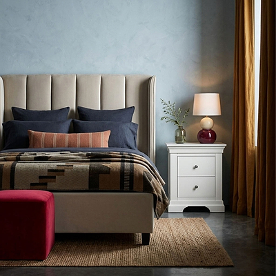 Mia Velvet Ottoman Storage Bed Frame