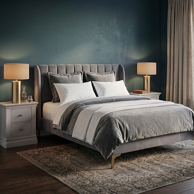 Ramona Velvet Bed Frame