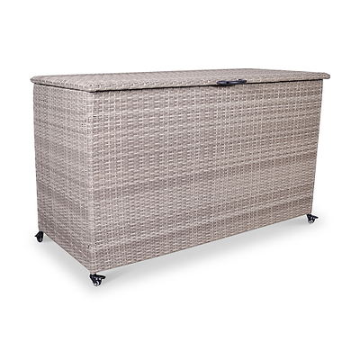 Natural Weave 826L Cushion Storage Box with Gas Lift