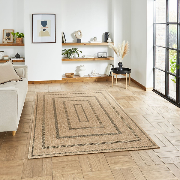 Ramsay Jute Style Weather Resistant Indoor/Outdoor Rug
