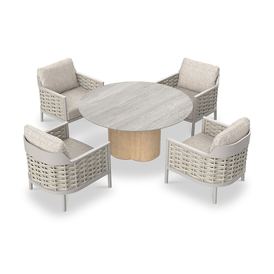 Olma 4 Seater Dining Table Set & Chairs