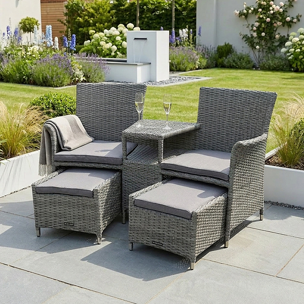 Paris Lux Rattan Companion Set