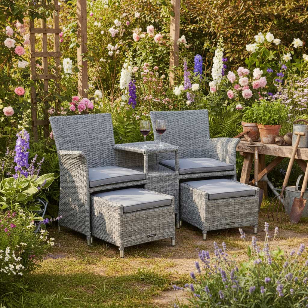 Paris Lux Rattan Companion Set