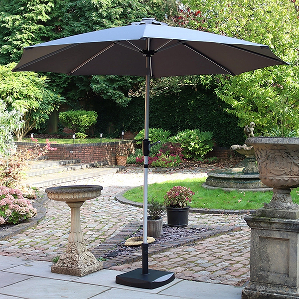 2.7m LED Lit Parasol