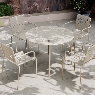 Porto 4 Seater Round Dining Set