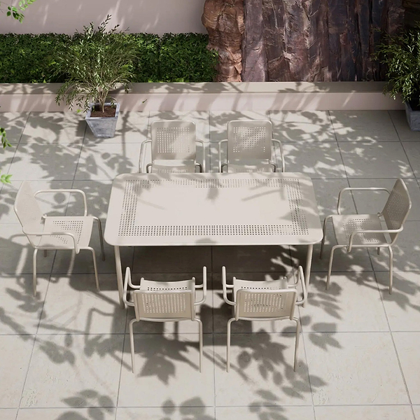 Porto 6 Seater Rectangular Dining Set