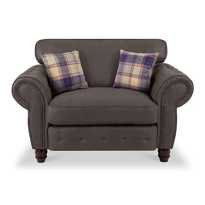 Ashford Faux Leather Snuggle Chair