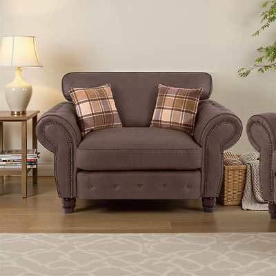 Ashford Faux Leather Snuggle Chair