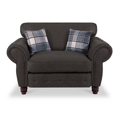 Ashford Faux Leather Snuggle Chair