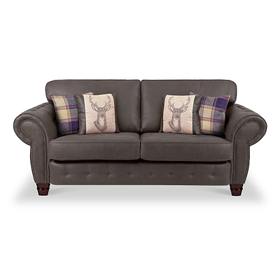 Ashford Faux Leather 3 Seater Sofa