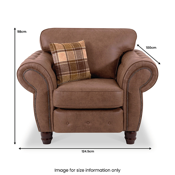 Ashford Faux Leather Club Chair