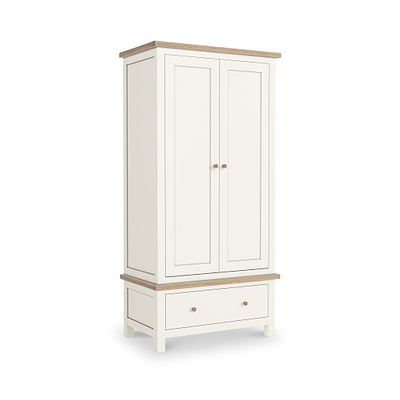 Farro Double Wardrobe with Drawers