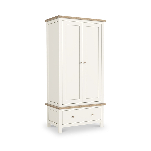 Farro Double Wardrobe with Drawers