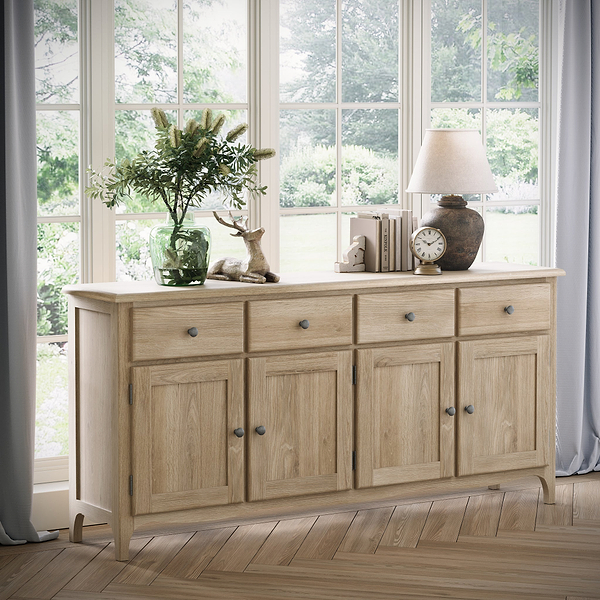 Celine Washed Oak Extra Large Sideboard