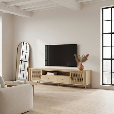 Harborough Oak 200cm TV Unit