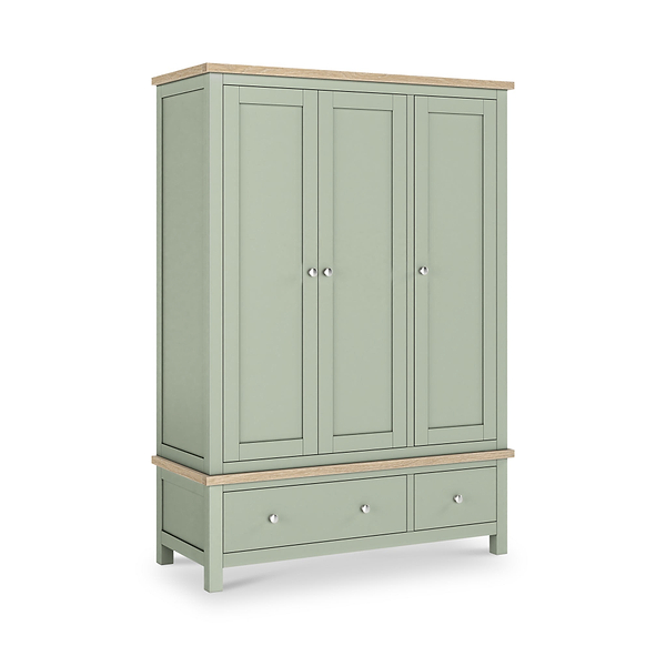 Farro Triple Wardrobe with Drawers