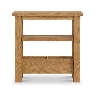 Zelah Oak Sofa Side Table
