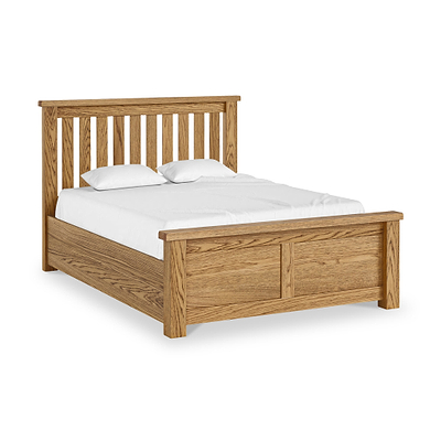Zelah Oak Ottoman Storage Bed Frame