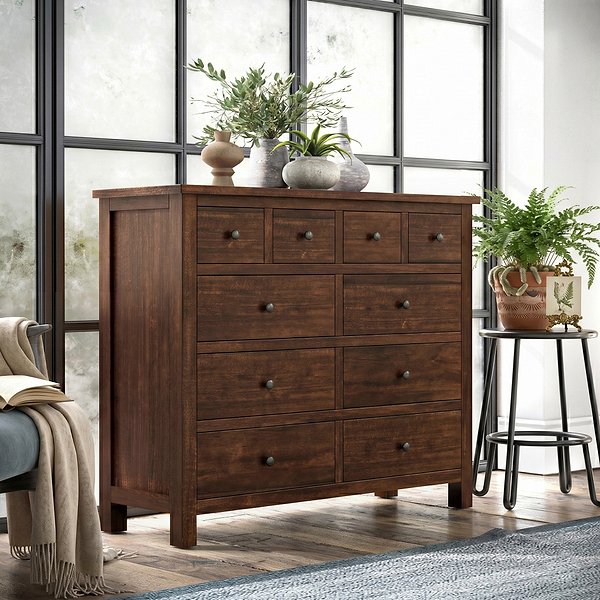 Duchy Acacia 4 Over 6 Chest Of Drawers