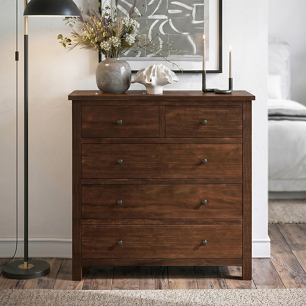 Duchy Acacia XL 2 Over 3 Chest Of Drawers