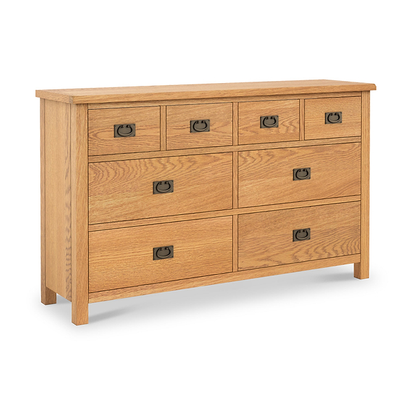 Surrey Oak XL 8 Drawer Chest