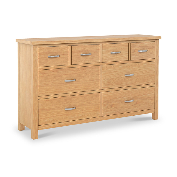 London Oak XL 8 Drawer Chest