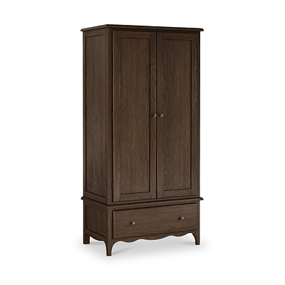 Celine Dark Oak Double Wardrobe