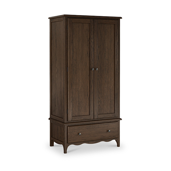Celine Dark Oak Double Wardrobe