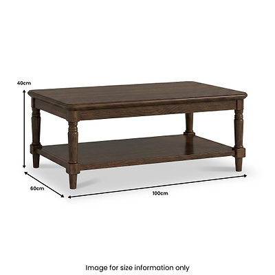 Rutland Dark Oak Coffee Table