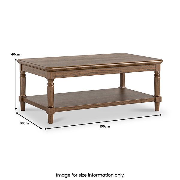Rutland Dark Oak Coffee Table