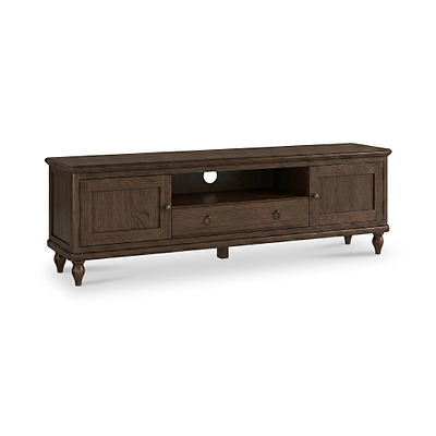 Rutland Dark Oak 160cm Wide TV Unit