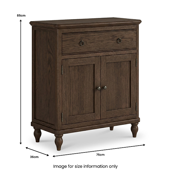 Rutland Dark Oak Mini Sideboard