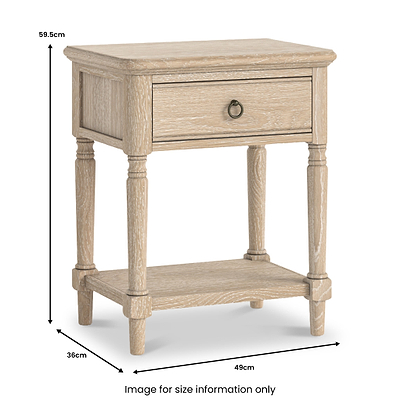 Rutland Oak Lamp Table
