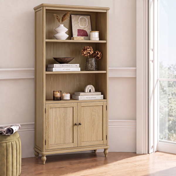 Rutland Oak Large Bookcase