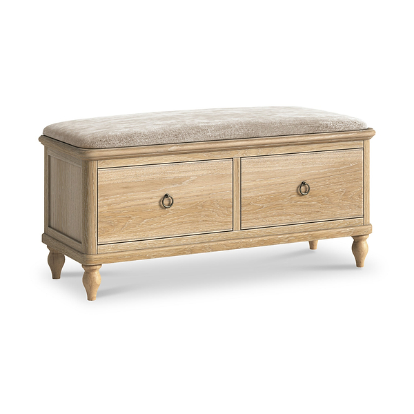Rutland Oak Storage Bench
