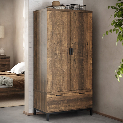 Orston Oak Double Wardrobe & Drawer