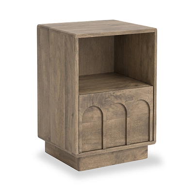Rowan Light Stain Mango Bedside Table
