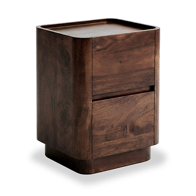 Soren Dark Stain Mango Bedside Table