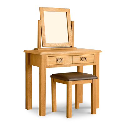 Lanner Oak Dressing Table Set