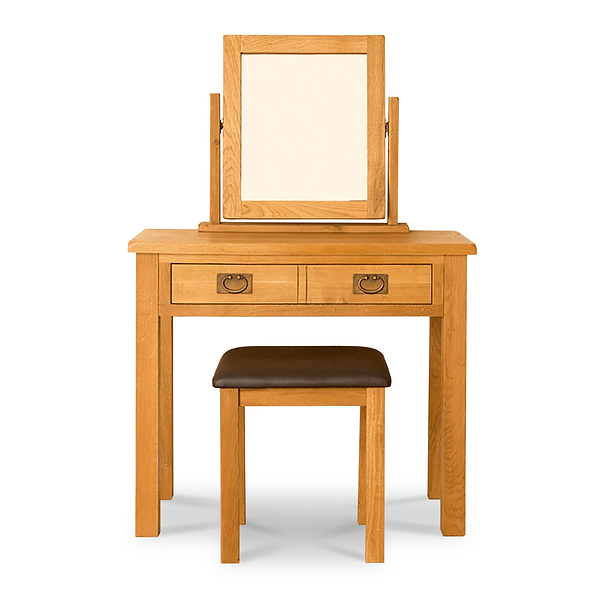 Lanner Oak Dressing Table Set