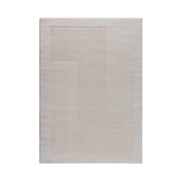 Monroe Soft Textured Geometric Design Rug