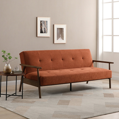 Frazier 3 Seater Button Back Sofa Bed