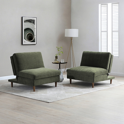 Carrington Chenille Click Clack Lounge Chair