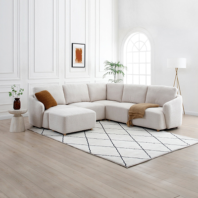 Fairfax Boucle Armless Lounge Chair