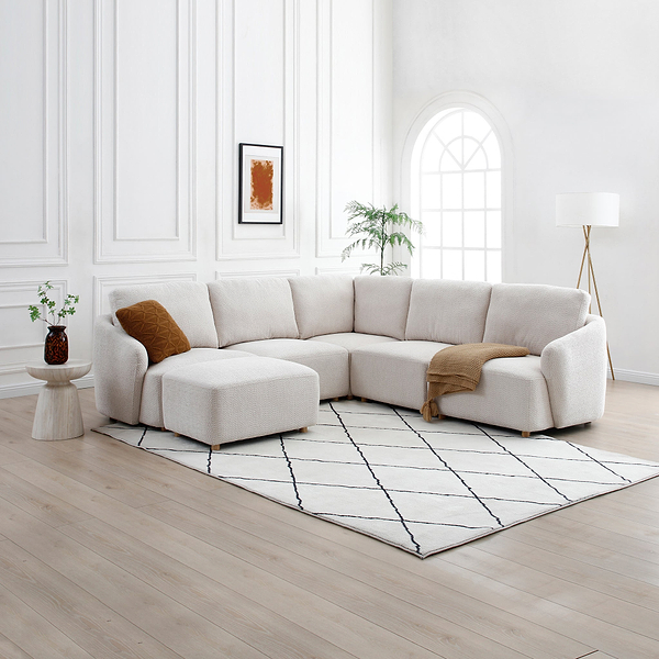 Fairfax Boucle Armless Lounge Chair