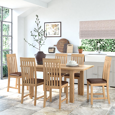 Newlyn Oak Compact Extending Table