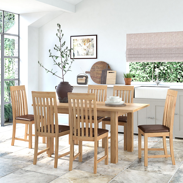 Newlyn Oak Compact Extending Table